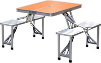 Table et chaise de Camping en aluminium, valise Portable, pique-nique, pliable, avec chaises, offre spéciale