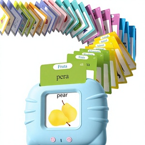 Airbition - Tarjetas de Memoria Interactivas Bilingües en Español e Inglés, Juguete de Aprendizaje del Idioma Montessori para Mayores de 2 Años, 510 <span class=keywords><strong>Palabras</strong></span>, Juego Sensorial - Product Image 1