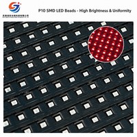 Módulo de Pantalla LED Verde Individual para Exteriores SMD P10, 320x160mm, IP54, Panel de Señalización Publicitaria