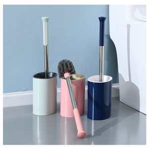 <span class=keywords><strong>Brosse</strong></span> <span class=keywords><strong>WC</strong></span> en plastique de haute qualité avec long manche, poils doux colorés, <span class=keywords><strong>brosse</strong></span> de nettoyage pour toilettes en plastique avec <span class=keywords><strong>support</strong></span> mural - Product Image 2