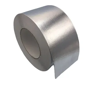 Strong Foil Sticky Stick On Reinforced Aluminium Silver Ship Using Adhesive Self Waterproof Tape Aluminum 50Mm