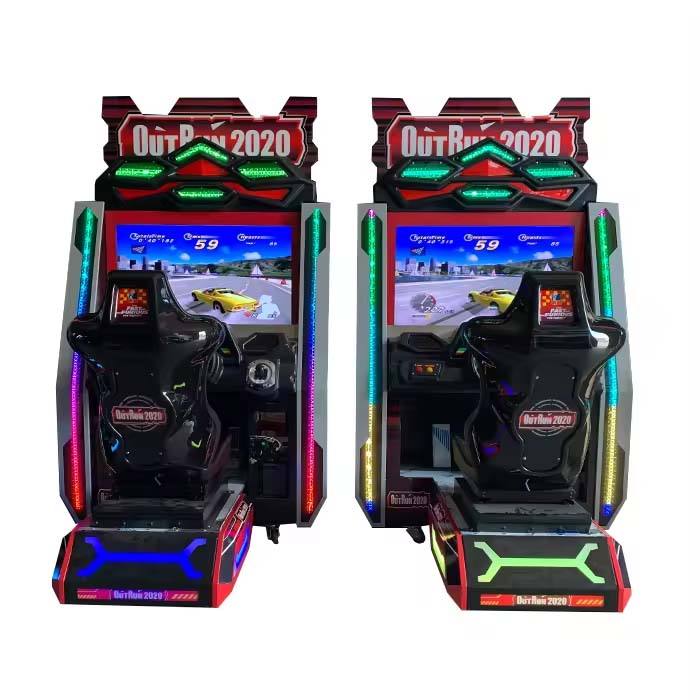 Arcade Racing Game Emulator Machine with Stainless Steel & Plastic ...