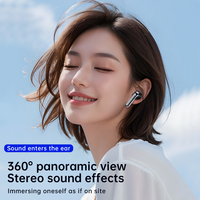 Écouteurs sans fil Bluetooth 5.3 TWS avec réduction de bruit ANC ENC, double micro, écouteurs sportifs intra-auriculaires, écouteurs de jeu
