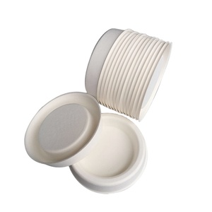 模压纸浆宠物食品喂养猫碗环保一次性纸狗碗可生物降解 - Product Image 4