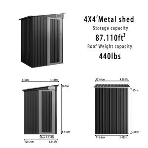 Abri en tôle pour <span class=keywords><strong>outils</strong></span> mobile, abri pour activités de plein air, abri pour le désordre dans le <span class=keywords><strong>jardin</strong></span>, cour, cour, simple pièce de rangement - Product Image 6