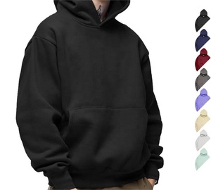 Venta al por mayor logotipo personalizado peso pesado en blanco sudaderas con capucha de los hombres de gran tamaño Streetwear 100% Sudadera con capucha de algodón con DTG y DTF diseños impresos - Product Image 2