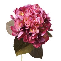 Bunga Buatan Tekstur 3D Melembapkan Bunga Hydrangea Hawaii Dekorasi Pernikahan Dekorasi Hotel Bunga Plastik Cina