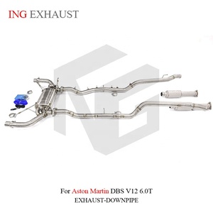 Sistema de Escape CatBack Valvetronic de Acero Inoxidable ING con Tubos Delanteros para <span class=keywords><strong>Aston</strong></span> Martin DBS V12 6.0T, Piezas de Alto Rendimiento al por Mayor - Product Image 6