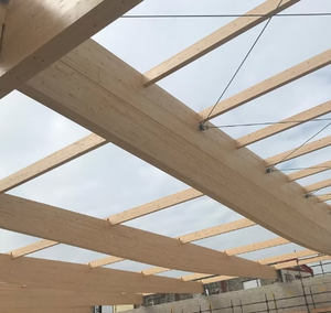 Vigas de Madera Laminada Encolada de Larga Duración para Techos Industriales - Product Image 4