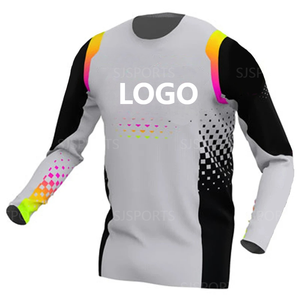 Camiseta transpirable de secado rápido para motocicleta para hombre, camiseta para bicicleta de montaña <span class=keywords><strong>MTB</strong></span> para DH <span class=keywords><strong>Enduro</strong></span>, ropa deportiva para ciclismo de descenso - Product Image 5