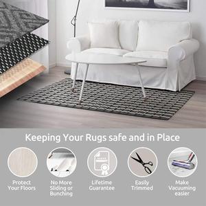 Tappeto antiscivolo di qualità Premium pinze 5 'X 7' per <span class=keywords><strong>tappeti</strong></span> <span class=keywords><strong>sotto</strong></span> la zona <span class=keywords><strong>tappeti</strong></span> - Product Image 6