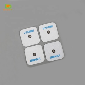 Hydrogel Film diri perekat Tens elektroda 50x50 perekat dapat digunakan kembali bantalan elektroda bantalan puluhan Unit 3.5Mm tombol elektroda-Patch - Product Image 4