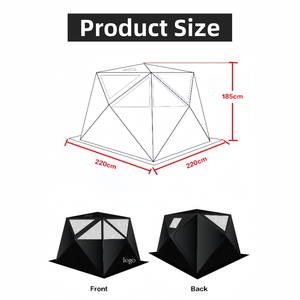 屋外キャンプ用テント屋外4〜6人用サウナルーム断熱アイスフィッシング - Product Image 6