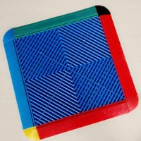 Tianfu PP Kunststoff Wasserdichte Verschleißfeste Moderne Schlichte Garagenboden-Fliesen Klicksystem Modulares Bodenbelagssystem 3D/Grafik-Design