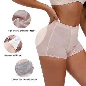 Breathable With Insert Pads Buttock Enlargement Crotch Panties False  Buttocks Lifting Pants Shaping Pants