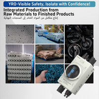 Interrupteur d'isolement solaire photovoltaïque YRO DC IP66 étanche pour extérieur 4P 1000V avec poignée rotative OEM/ODM, disjoncteur basse tension