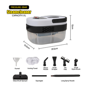 Limpiador a <span class=keywords><strong>Vapor</strong></span> Portátil <span class=keywords><strong>de</strong></span> Mano con <span class=keywords><strong>Pistola</strong></span> <span class=keywords><strong>de</strong></span> Pulverización Larga y Manguera Flexible <span class=keywords><strong>para</strong></span> Limpieza Profunda <span class=keywords><strong>de</strong></span> Cocina, Baño, Coche, Sofá, Azulejos y Juntas - Product Image 3
