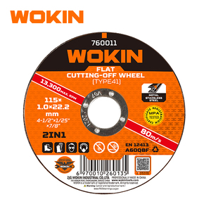 <span class=keywords><strong>WOKIN</strong></span> 760010 Disque de coupe plat de haute qualité de 4 pouces pour le métal - Product Image 2