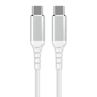 Câble de données avec garantie de 2 ans, en nylon tressé, PD 20W 30W 60W, câble USB C-C pour accessoires iPhone, câble de charge