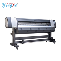 Nouvelle imprimante jet d'encre éco-solvant automatique 1,8 m avec tête d'impression I3200 pour étiquettes souples, enrouleur-à-enrouleur Yinghe, garantie 1 an, 1440 DPI