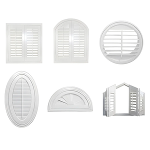 Modern Pvc Arched Plantation <strong>Shutters</strong> Pvc <strong>Bifold</strong> Doors Plantation <strong>Shutter</strong> Manufacturers - Product Image 1