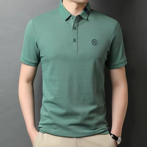 Nueva Camiseta Polo de Manga Corta para Hombre, Cuello Solapa, Estilo Casual Básico, Venta al por Mayor de Camisetas para Hombre - Product Image 6