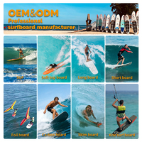 Kit complet de foil mini OEM ODM personnalisé avec mât, pour une navigation stable et fluide, destiné aux clubs de surf, aux équipes de surf et aux surfeurs amateurs.
