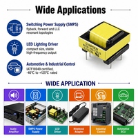 Transformateur abaisseur de tension haute fréquence 12V pour driver LED SMPS à noyau de ferrite compact à faible perte et haute efficacité EE16 - Fabricant