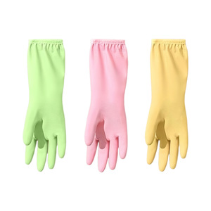 Gants de lavage de vaisselle pour femmes, gants en caoutchouc épais et imperméables pour le nettoyage de la cuisine avec doublure en polaire - Product Image 3