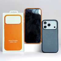Étui officiel en cuir magnétique pour iPhone 17 Pro Max 17 Air, compatible avec la recharge sans fil