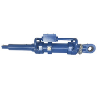 Cylindre hydraulique télescopique personnalisé à 4 étages pour échelle de camion de pompiers, petite commande ODM