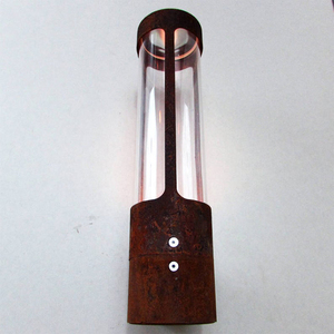Industrial Corten Steel Outdoor Wall <b>Light</b> Weathering Steel Rust Patina Finish Wall <b>Sconce</b> for Villa Facade Hotel Courtyard Warm - Product Image 6