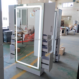 Gương Cầm Tay Ngăn Kéo Hai Mặt Logo Theo Yêu Cầu Tạo Kiểu Gương <span class=keywords><strong>Salon</strong></span> Làm Tóc Hình Bầu Dục - Product Image 2