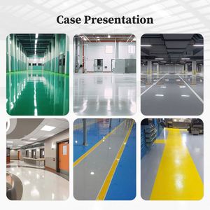 Pintura Epóxica Tres en Uno para Pisos, Resistente al Agua y al Desgaste, para Interiores y Exteriores, Ideal para Pisos de Cemento en Fábricas, Fácil de Aplicar con Brocha - Product Image 5