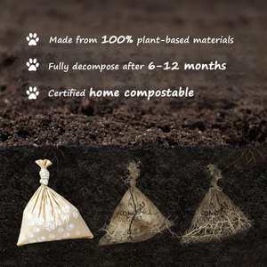 Bolsas Biodegradables para Desechos de Perros Hechas a Medida con Almidón de Maíz+PLA+PBAT, con Asa Tipo Chaleco, Impresión Flexográfica y Color Personalizado - Product Image 6