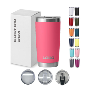 Personalizzato 20oz bianco a doppia parete in acciaio inox a prova di perdite viaggio vuoto termico tazza da caffè con coperchio - Product Image 4