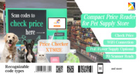 OEM 10 Inch XT802E All-in-one Android POS System Terminal Compact Price Reader for Pet Supply Store