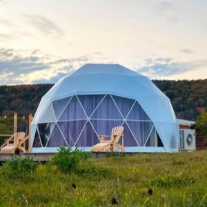 Tenda a Cupola Geodetica di Lusso in PVC Trasparente per Glamping, Hotel, Resort, Campeggio, Matrimoni, Eventi, Fiere, Padiglioni - Product Image 4
