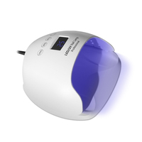 Sèche-ongles professionnel pour vernis gel, lampe UV LED avec 4 réglages de minuterie pour usage domestique et en salon