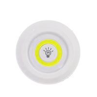 Lumière de rondelle de LED COB ultra lumineuse avec télécommande sous la lumière d'armoire Lumière de poussée de robinet à piles sans fil