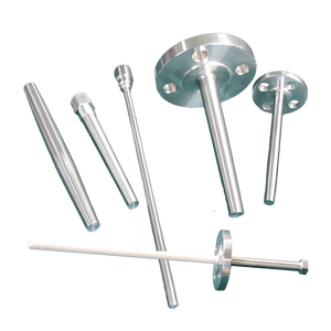 Thermocouple à résistance thermique, boîtier de protection en acier inoxydable, manchon de protection en céramique de corindon, résistant à la corrosion - Product Image 1