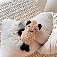 Peluche Lapin Confortable Cœur Rouge Super Doux Rembourré en Coton PP Halloween Jeunesse Unisexe 7-14 Ans 31-50cm