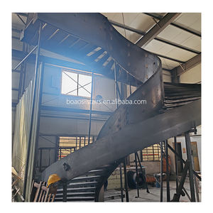 Luxus moderne Kunst Stil gebogene Treppen kunden spezifisches Design für Wohnung von China Hersteller - Product Image 2