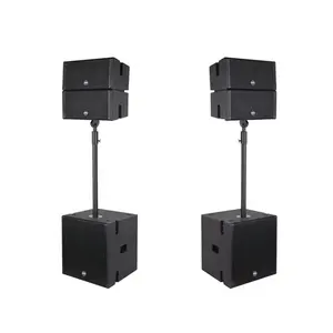 Morin Portable Column PA System 2400W Peak Power Professional Active Line Array Speakers for World Tour and Music Festival