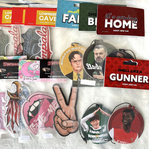 Super starker, lang anhaltender Duft Fügen Sie mehr Parfüm hinzu Benutzer definierte verschiedene Gerüche Form Hängendes Baumwoll papier Auto Lufter frischer mit Logo - Product Image 3