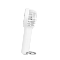 Ventilateurs de refroidissement portables électriques en plastique, petits, rechargeables, personnalisés, vente en gros, USB, ventilateurs de poche rechargeables électroniques pour l'extérieur