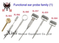 Ridoki Oreille Acupuncture Point Sonde En Acier Inoxydable Acupression Oreille Massage rouleau réflexologie faciale