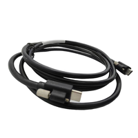 Câble USB C Type-C avec verrouillage à vis unique, câble de charge rapide et de transfert de données