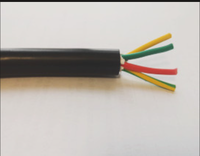 Câble souple en caoutchouc VDE H05RN-F moyenne tension 300V/500V, 2/3 conducteurs en cuivre nu, étanche, robuste, pour alimentation en vrac
