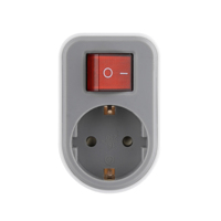 Prises de commutation européennes Adaptateurs de prise en plastique cuivre Charge de bureau à domicile Adaptateur de charge de bureau à domicile conforme à l'UE